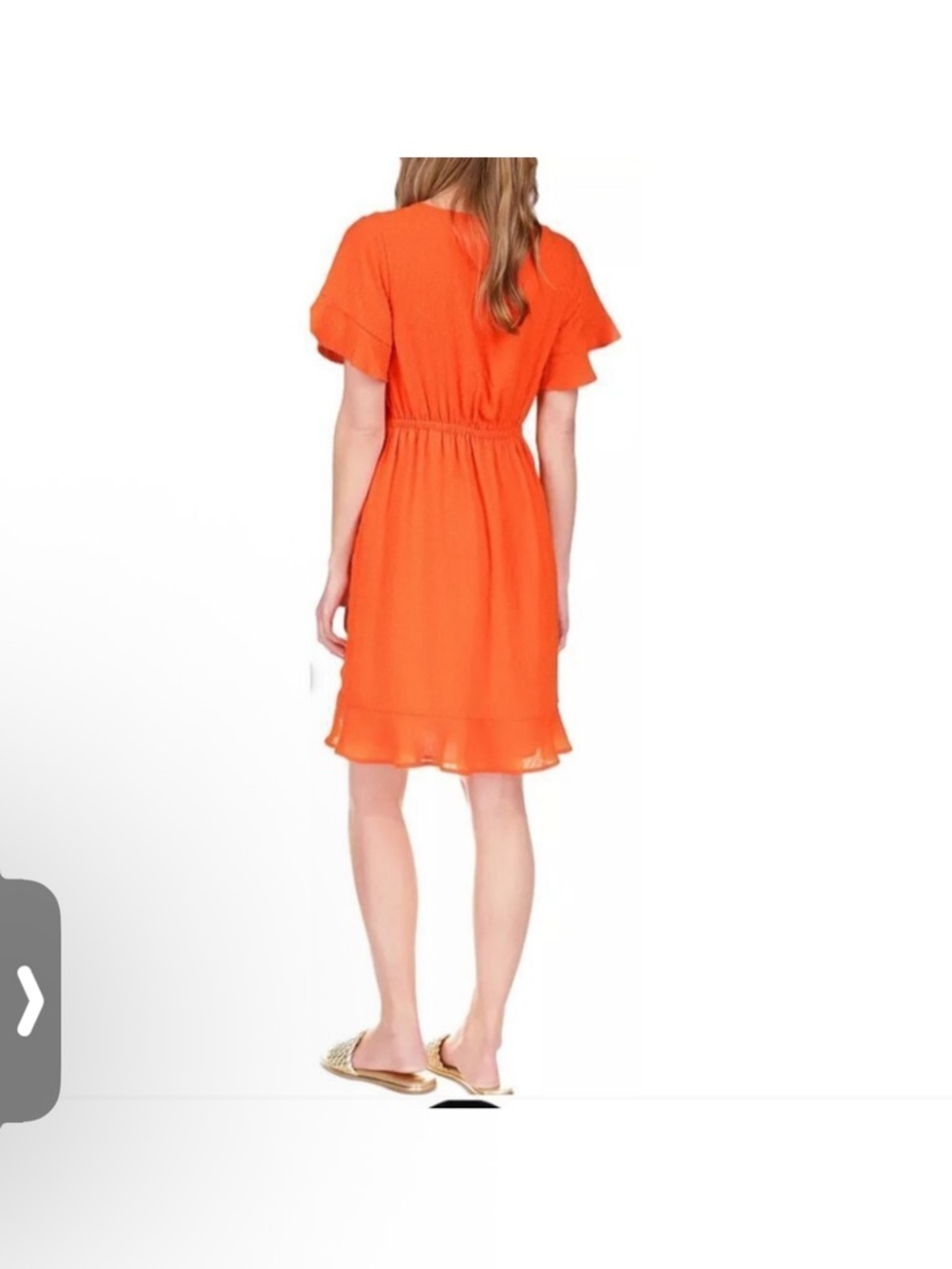 Final markdown! NWT! Michael Kors Ruffle Dress - runs small fits like a medium - Picture 2 of 9